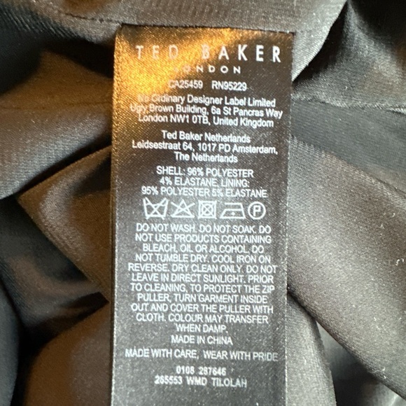 Ted Baker London Women’s Sheath Dress Bodycon Classic Fitted Lined 3 (US 8) - Picture 15 of 15